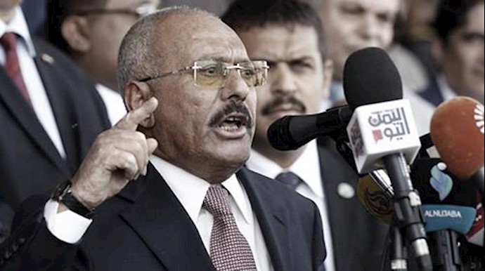 Yemeni Saleh says citizens have revolted against Houthi aggression