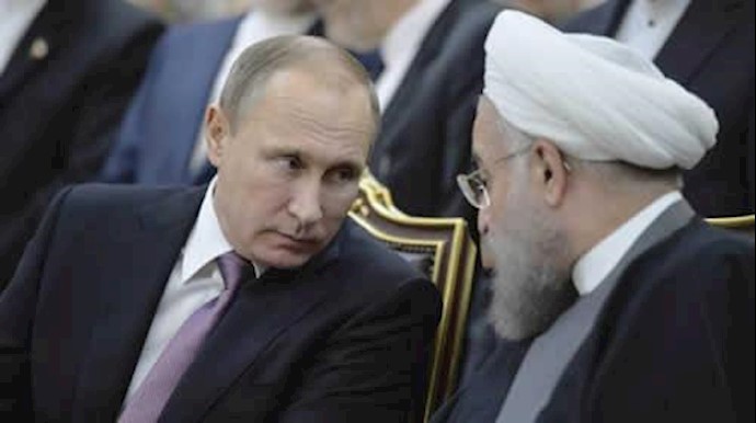  'Vladimir Putin and Hassan Rouhani'