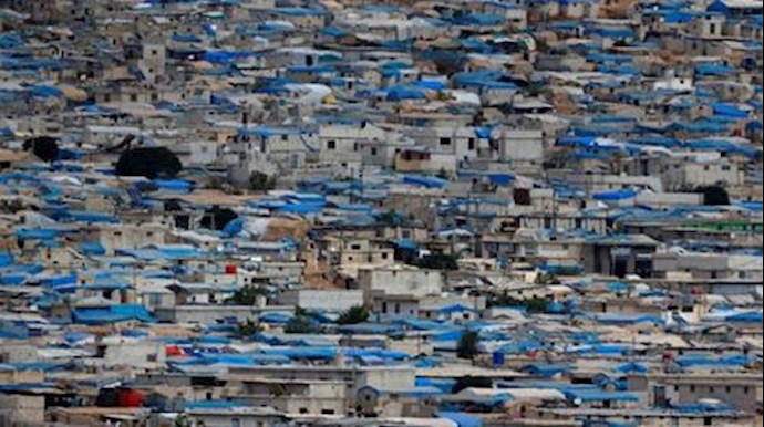  'A general view of the Syrian town of Atimah   Idlib province seen in this picture taken from Reyhanli, Hatay province Turkey 10, October   2017'