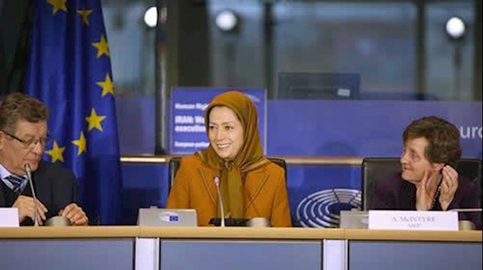  'Mrs. Maryam Rajavis speech in parliament at a meeting of Europe, at the invitation of the Committee of Friends of Free Iran December 6, 2017'