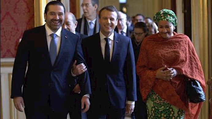 Macron, Tillerson meet in Paris to support Lebanese PM Hariri