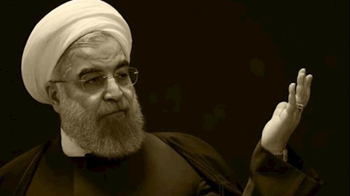  'Iranian regime President Hassan Rouhani during a ceremony in Tehran, Iran February 1, 2017'