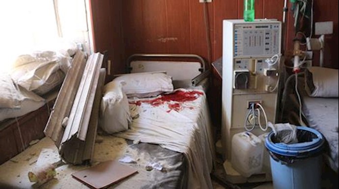  'Syrias Assad air force delibrately bombs hosptials [file photo]'