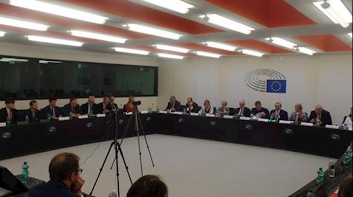  'group at the European Parliament, held a conference in Strasbourg'