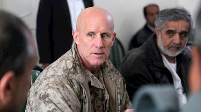  'Vice Adm. Robert S. Harward, commanding officer of Combined Joint Interagency Task Force 435, in visit to Zaranj, Afghanistan, in this January 6, 2011'