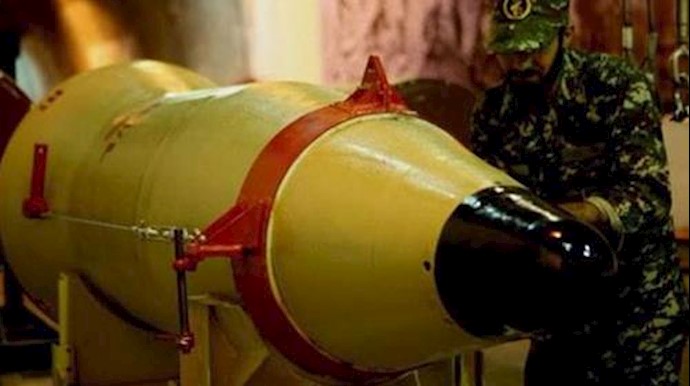  'Photo released by the Iranian regime IRGC'