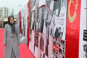  ' Maryam Rajavi Visits Exhibition of 150 Years of Iranian Women's Struggle for Freedom and Equalit' Title=' Maryam Rajavi Visits Exhibition of 150 Years of Iranian Women's Struggle for Freedom and Equalit'