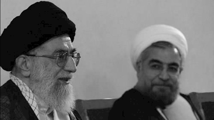  'Iranian Supreme Leader Ayatollah Ali Khamenei and President Hassan Rouhani'