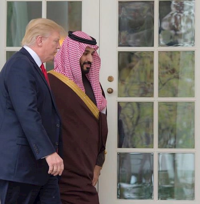 Saudi deputy crown prince meets with Trump