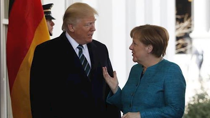 Trump welcomes Merkel to White House for high stakes visit