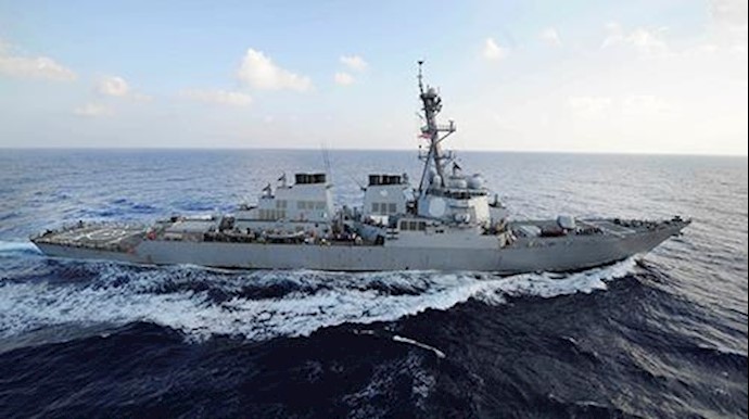 US NAVY FIRES WARNING FLARE AT IRAN VESSEL IN PERSIAN GULF