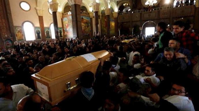 Families gather after Egypt church attack, state of emergency approved