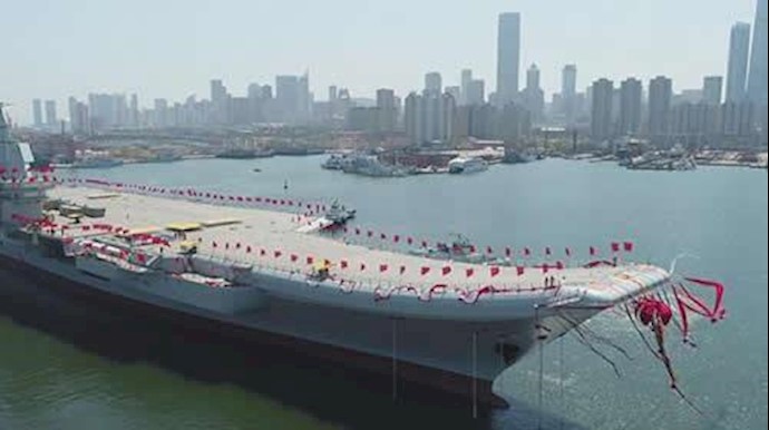  'The launch of Chinas first domestically-built aircraft carrier'