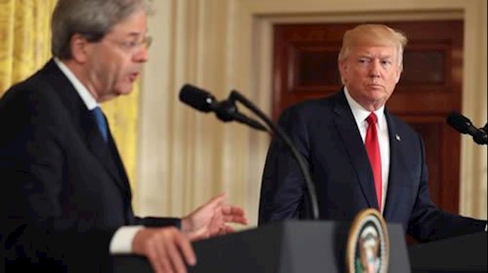  'President Donald Trump held a joint press conference with Italian Prime Minister Paolo Gentiloni on Thursday'