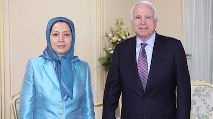  'Maryam Rajavi and Sentor McCain meet in Albania'