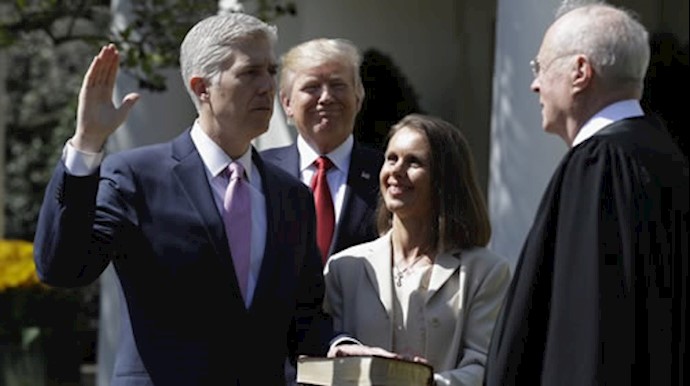  'The Latest on the swearing-in of Neil Gorsuch to the Supreme Court'