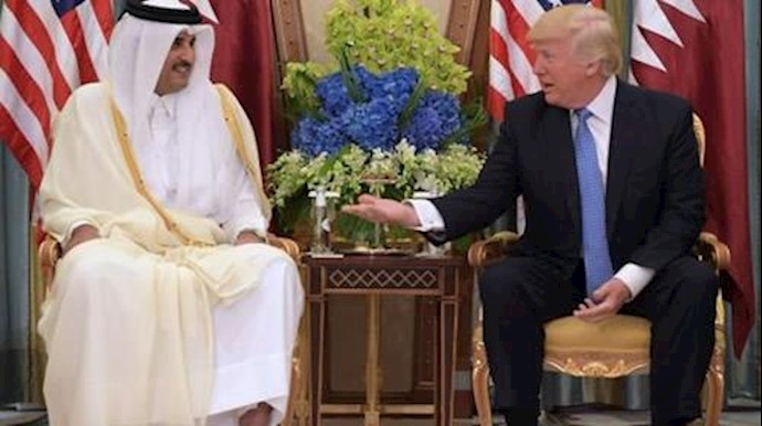 Qatar’s Tamim bin Hamad , US President Trump meet in Riyadh
