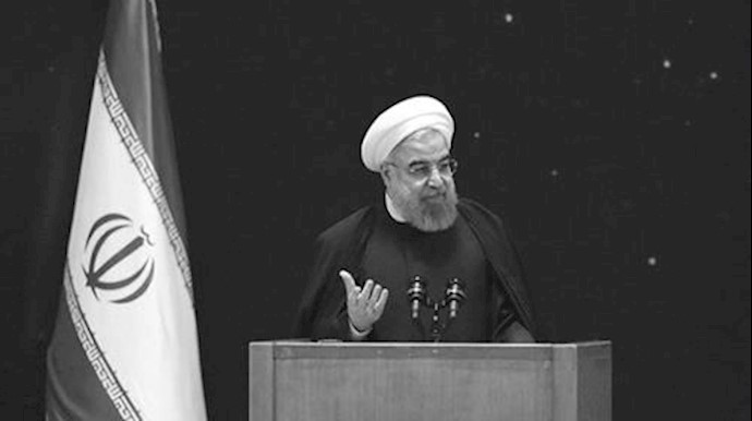  'A hard-line candidate challenged Iranian President Hassan Rouhani over the nuclear deal'