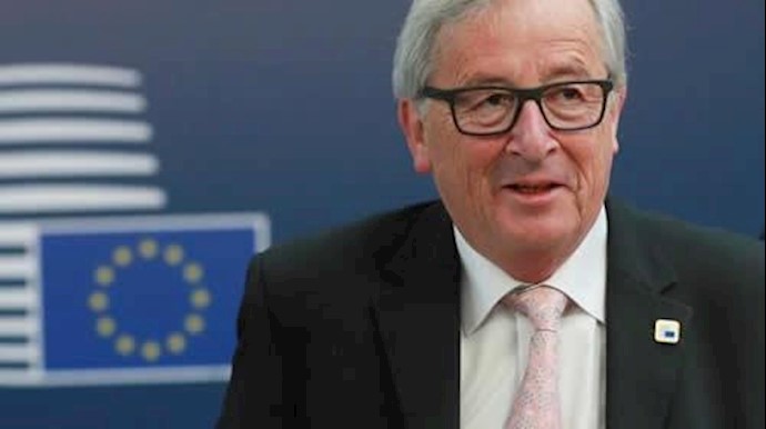  'European Commission President Jean-Claude Juncker arrives at the EU summit in Brussels, Belgium, April 29, 2017.'