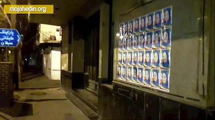 Video: posting thousands of posters of the opposition leader “Maryam Rajavi” in Tabriz and Tehran