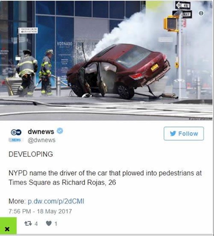 Video: Times Square crash: Navy veteran Richard Rojas had been arrested at least twice for drunk driving