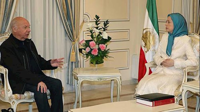 Maryam Rajavi Meets Bishop Jacques Gaillot-Solidarity of religions against extremism and for peace and fraternity