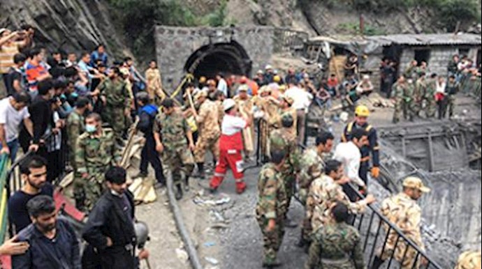  'Some 30 miners were treated in various hospitals for gas poisoning and injuries'