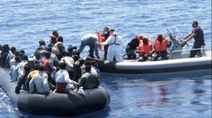  'Migrants rescued by coast gaurds'