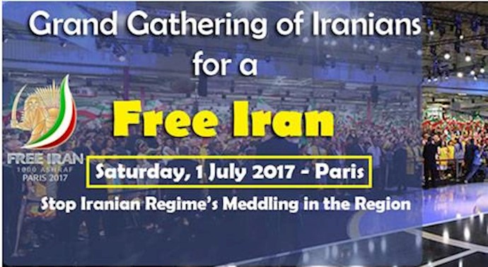  'Gathering of supporters of the Iranian Resistance in Paris'