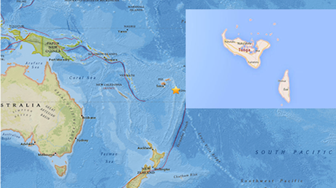 Quake measuring 6.3 hits area northwest of Tonga: USGS