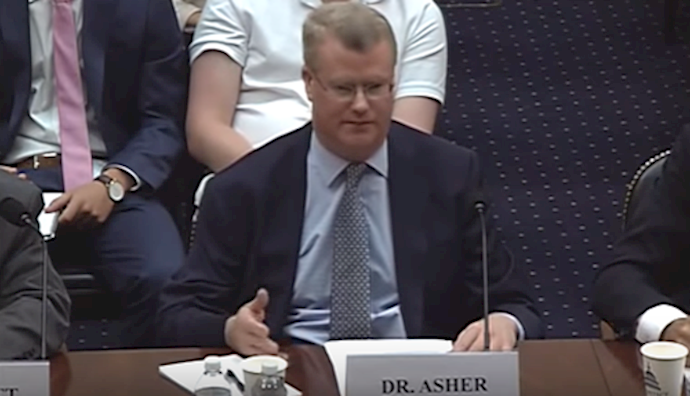  'David Asher former U.S. official says Obama Admin ‘Systematically Disbanded’ Units Investigating Iran’s Terrorism Financing Networks'