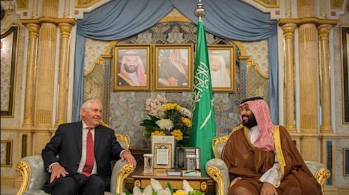 Saudi Crown Prince Mohammed bin Salman meets with Tillerson in Jeddah