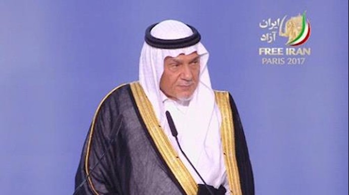  'Al-Faisal said, “Officials of the Iranian regime should be presented to the International Criminal Court'