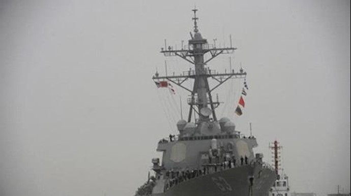 U.S. warship in operation near disputed island in South China Sea