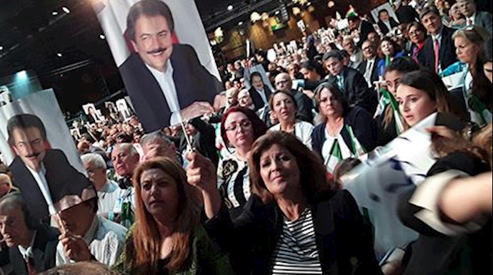  'Iranian oposition rally in Paris'