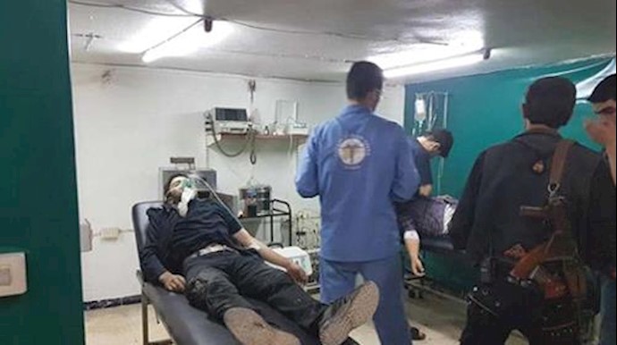 Assad chemical attack Damascus’ Ein Tarmeh, Zamalka with chlorine