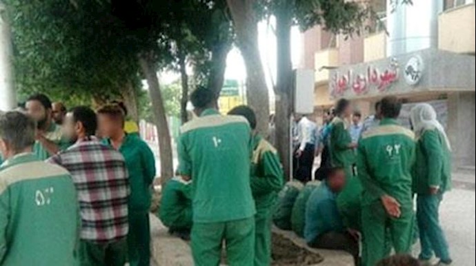 Iran: City workers demonstrated in Ahwaz