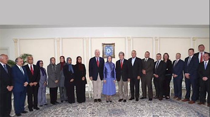  'High-ranking U.S. Senate Delegation met the NCRI president, Maryam Rajavi in Tirana'
