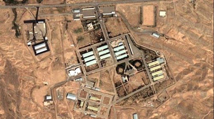  'Satellite image of the Parchin facility, April 2012'