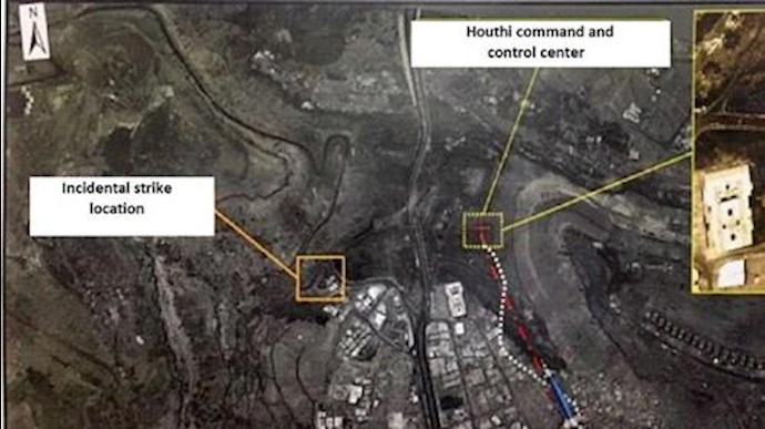 Coalition: Target bombed in Sanaa was a Houthi militia command center