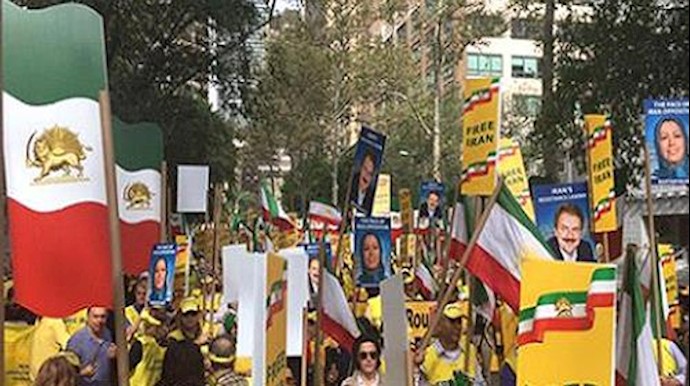IRANIAN-AMERICANS RALLY AGAINST HASSAN ROUHANI, CALL FOR END TO IMPUNITY OF TEHRAN LEADERS