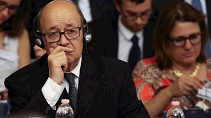  'French Foreign Minister Jean-Yves Le Drian attends a conference of Italian ambassadors in Rome, Italy July 24, 2017'