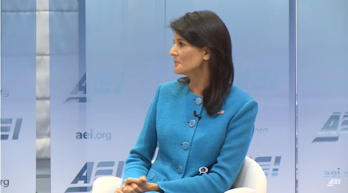  'US Ambassador Nikki Haley in UN'