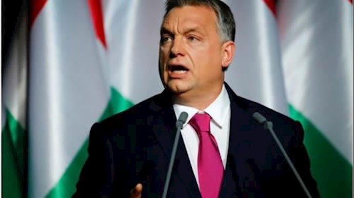  'FILE PHOTO; Hungarian Prime Minister Viktor Orban speaks during his state-of-the-nation address in Budapest, Hungary, February 10, 2017'