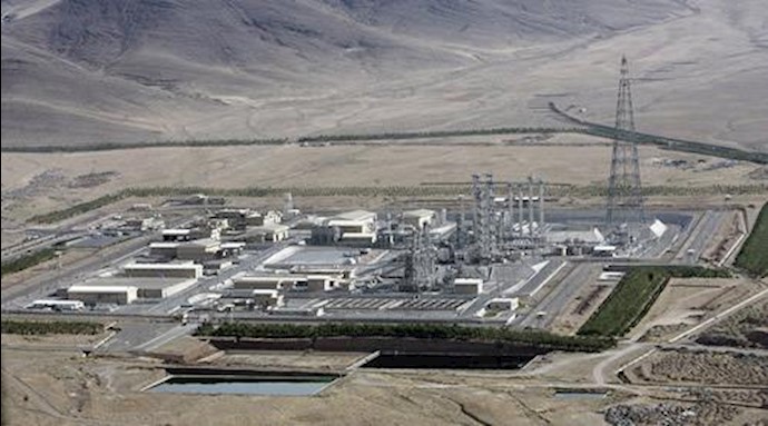  'View of the Arak heavy-water project southwest of Tehran'