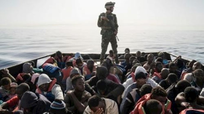  'The number of migrants arriving in Italy from Libya has dropped dramatically as coastguards in both countries step up surveillance'