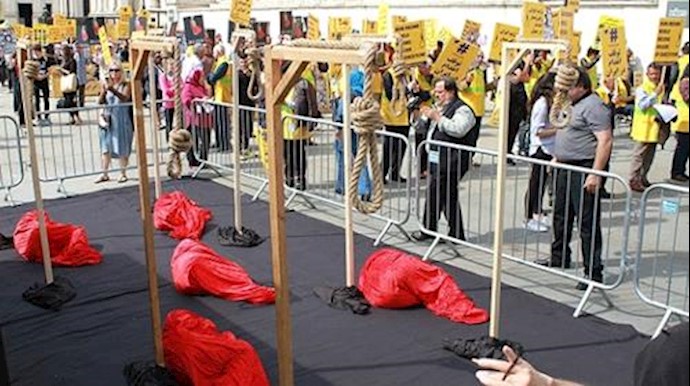 Rallying campaigners from the NCRI and other Anglo-Iranian groups receive full support from Barnet MPs Theresa Villiers and Matthe