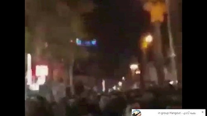 Iran, Rasht, hundreds of people demonstrate against the regime in its whole