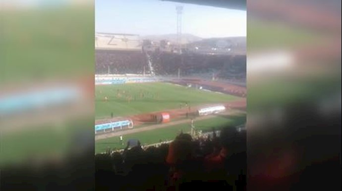 Tabriz Socor Match Turned into Anti-Government Protest
