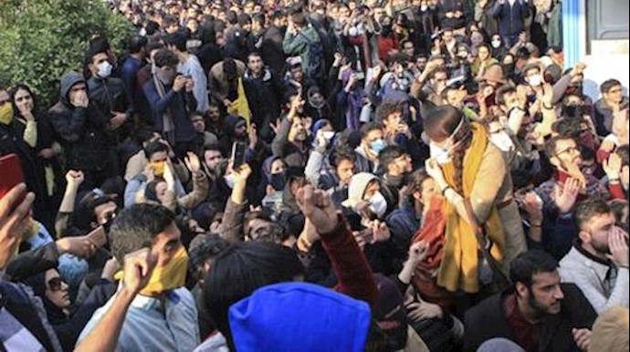  'Nearly 200 protests reached more than 60 cities and towns as they entered their sixth day'